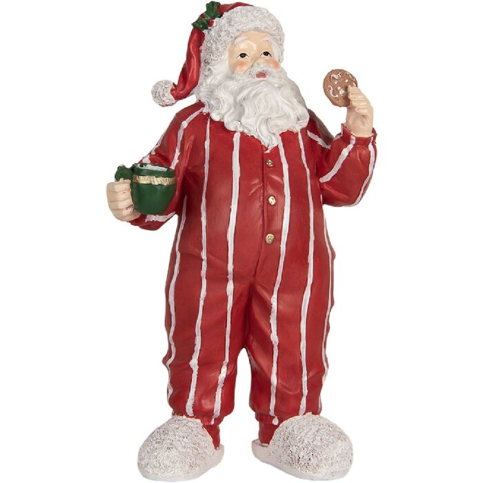 Clayre & Eef 6PR5760 Kerstman Decoratie 18x11x31 cm