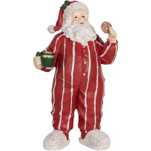 Clayre & Eef 6PR5760 Kerstman Decoratie 18x11x31 cm