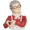 Clayre & Eef 6PR5761 Decoratie Kerstvrouw 19x18x23 cm