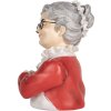 Clayre & Eef 6PR5761 Decoratie Kerstvrouw 19x18x23 cm