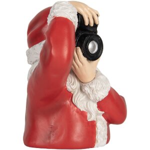 Clayre & Eef 6PR5762 Decoratie Buste Kerstman...