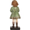Clayre & Eef 6PR5557 Decoratie Kind 9x8x21 cm Groen-Beige