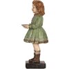 Clayre & Eef 6PR5557 Decoratie Kind 9x8x21 cm Groen-Beige