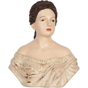 Clayre & Eef 6PR5562 Decoratie Buste Vrouw 18x11x21...