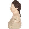 Clayre & Eef 6PR5562 Decoratie Buste Vrouw 18x11x21 cm Beige/Bruin
