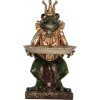 Clayre & Eef 6PR5565 Decoratie Kikker 16x15x28 cm Groen
