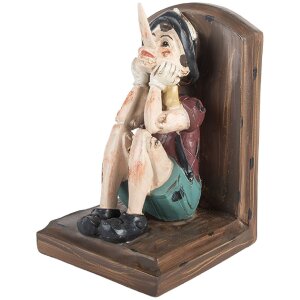 Clayre & Eef 6PR5574 Boeksteun Set Bruin/Beige...