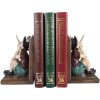 Clayre & Eef 6PR5574 Boeksteun Set Bruin/Beige 24x11x17 cm