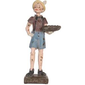 Clayre & Eef 6PR5575 Pinocchio Figuur 14x10x31 cm