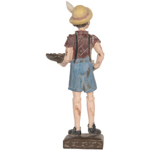 Clayre & Eef 6PR5575 Pinocchio Figuur 14x10x31 cm
