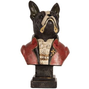 Clayre & Eef 6PR5577 Decoratieve Hondenbuste 15x12x26 cm