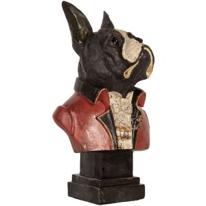 Clayre & Eef 6PR5577 Decoratieve Hondenbuste 15x12x26 cm