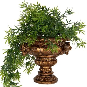 Clayre & Eef 6PR5582 Decoratieve Bloempot 26x22x21 cm Goudkleurig