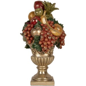 Clayre & Eef 6PR5585 Decoratieve Fruitschaal 25x24x44...