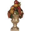 Clayre & Eef 6PR5585 Decoratieve Fruitschaal 25x24x44 cm goudkleurig