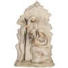 Clayre & Eef 6PR5923 Kerstgroep 15x7x24 cm Beige/Wit