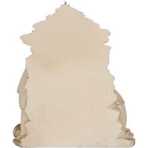 Clayre & Eef 6PR5924 Kerstgroep 24x8x27 cm Beige en Wit