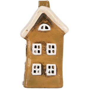 Clayre & Eef 6CE2183 Decoratie Huis 8x7x15 cm Bruin Beige