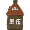 Clayre & Eef 6CE2185 Decoratiehuis 12x9x14 cm Groen-Bruin
