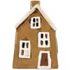 Clayre & Eef 6CE2187 Decoratie Huis 12x8x18 cm Bruin Beige