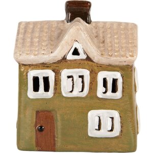 Clayre & Eef 6CE2188 Decoratie Huis 11x7x13 cm Groen...