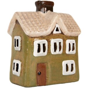 Clayre & Eef 6CE2188 Decoratie Huis 11x7x13 cm Groen...
