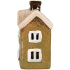Clayre & Eef 6CE2188 Decoratie Huis 11x7x13 cm Groen Beige Keramiek