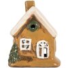 Clayre & Eef 6CE2189 Decoratie Huis 9x7x11 cm Bruin-Beige