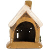Clayre & Eef 6CE2189 Decoratie Huis 9x7x11 cm Bruin-Beige