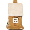 Clayre & Eef 6CE2189 Decoratie Huis 9x7x11 cm Bruin-Beige