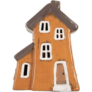 Clayre & Eef 6CE2190 Decoratie Huis 16x11x22 cm Grijs...