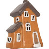 Clayre & Eef 6CE2190 Decoratie Huis 16x11x22 cm Grijs Oranje