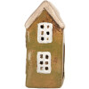 Clayre & Eef 6CE2191 Decoratie Huis 10x7x14 cm Groen-Beige