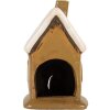 Clayre & Eef 6CE2195 Decoratiehuis 10x10x16 cm Bruin-Beige