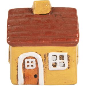 Clayre & Eef 6CE2197 Decoratie Huis 8x7x10 cm Keramiek