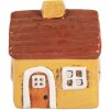 Clayre & Eef 6CE2197 Decoratie Huis 8x7x10 cm Keramiek