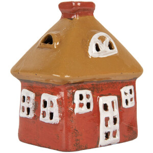 Clayre & Eef 6CE2199 Decoratie Huis 9x6x10 cm