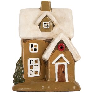 Clayre & Eef 6CE2200 Decoratie Huis 15x12x20 cm