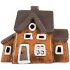 Clayre & Eef Decoratie Huis 20x11x16 cm Oranje Grijs