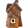 Clayre & Eef Decoratie Huis 20x11x16 cm Oranje Grijs