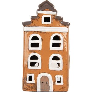 Clayre & Eef 6CE2203 Decoratie Huis 13x10x24 cm Grijs...