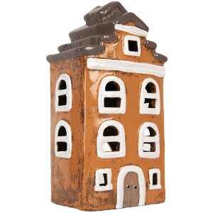 Clayre & Eef 6CE2203 Decoratie Huis 13x10x24 cm Grijs...