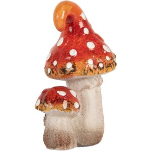 Clayre & Eef 6CE2206 Decoratie Paddestoelen 8x6x12 cm
