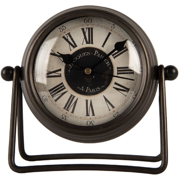 Clayre & Eef 6KL0835 Tafelklok 12x5x11 cm AA batterij