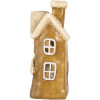 Clayre & Eef 6MG0123 Decoratiehuis 23x15x33 cm Bruin-Beige
