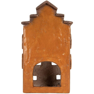 Clayre & Eef 6MG0124 Decoratie Huis 20x15x34 cm Oranje Grijs