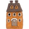 Clayre & Eef 6MG0126 Decoratie Huis 23x17x37 cm Oranje Grijs