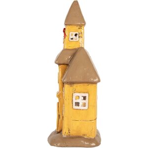 Clayre & Eef 6MG0127 Decoratiehuis 23x17x43 cm gelb-bruin