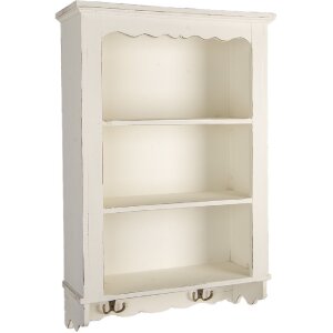 Clayre & Eef 5H0742 Wandkast 45x16x67 cm Wit