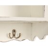 Clayre & Eef 5H0742 Wandkast 45x16x67 cm Wit